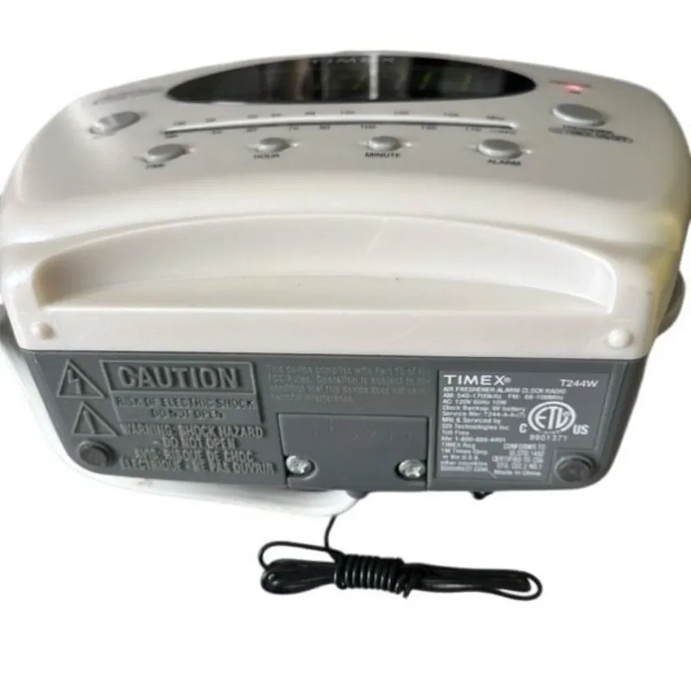 Timex Air Freshener Nature Sounds Model T244W Clock Radio
